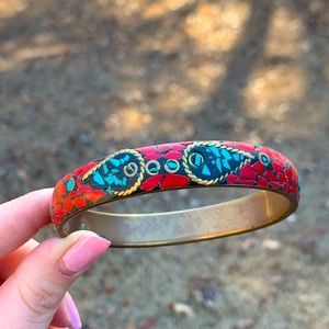 Mosaic Stone Bangle